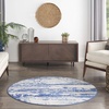 image:imageNourison Home Whimsicle Ivory Navy 5 x 7 Area Rug  Easy Clean Non Shedding Bed Room Living Room Dining Room Kitchen 5 x 7IvoryNavy