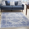 image:imageNourison Home Whimsicle Ivory Navy 6 x 9 Area Rug  Easy Clean Non Shedding Bed Room Living Room Dining Room Kitchen 6 x 9IvoryNavy