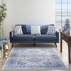 image:imageNourison Home Whimsicle Ivory Navy 6 x 9 Area Rug  Easy Clean Non Shedding Bed Room Living Room Dining Room Kitchen 6 x 9IvoryNavy