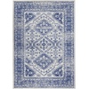 image:imageNourison Home Whimsicle Ivory Navy 6 x 9 Area Rug  Easy Clean Non Shedding Bed Room Living Room Dining Room Kitchen 6 x 9IvoryNavy