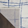 image:imageNourison Home Whimsicle Pink Ivory 3 x 5 Area Rug  Easy Clean Non Shedding Bed Room Living Room Dining Room Kitchen 3 x 5Ivory Blue
