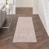image:imageNourison Home Whimsicle Pink Ivory 3 x 5 Area Rug  Easy Clean Non Shedding Bed Room Living Room Dining Room Kitchen 3 x 5Pink Ivory