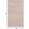 image:imageNourison Home Whimsicle Pink Ivory 3 x 5 Area Rug  Easy Clean Non Shedding Bed Room Living Room Dining Room Kitchen 3 x 5Pink Ivory