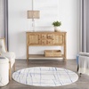 image:imageNourison Home Whimsicle Pink Ivory 5 x 7 Area Rug Contemporary Artistic Easy Cleaning Non Shedding Bed Room Living Room Dining Room Kitchen 5x7Ivory Blue