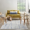 image:imageNourison Home Whimsicle Pink Ivory 5 x 7 Area Rug Contemporary Artistic Easy Cleaning Non Shedding Bed Room Living Room Dining Room Kitchen 5x7Ivory Blue