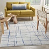 image:imageNourison Home Whimsicle Pink Ivory 5 x 7 Area Rug Contemporary Artistic Easy Cleaning Non Shedding Bed Room Living Room Dining Room Kitchen 5x7Ivory Blue