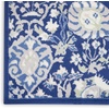 image:imageNourison Home Whimsicle Traditional Navy Multicolor 5 x 7 Area Rug Easy Cleaning Non Shedding Bed Room Living Room Dining Room Kitchen 5x7Navy Multicolor