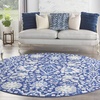 image:imageNourison Home Whimsicle Traditional Navy Multicolor 5 x 7 Area Rug Easy Cleaning Non Shedding Bed Room Living Room Dining Room Kitchen 5x7Navy Multicolor