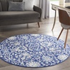 image:imageNourison Home Whimsicle Traditional Navy Multicolor 5 x 7 Area Rug Easy Cleaning Non Shedding Bed Room Living Room Dining Room Kitchen 5x7Navy Multicolor