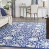 image:imageNourison Home Whimsicle Traditional Navy Multicolor 5 x 7 Area Rug Easy Cleaning Non Shedding Bed Room Living Room Dining Room Kitchen 5x7Navy Multicolor