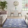 image:imageNourison Home Whimsicle Traditional Navy Multicolor 5 x 7 Area Rug Easy Cleaning Non Shedding Bed Room Living Room Dining Room Kitchen 5x7Navy Multicolor