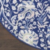 image:imageNourison Home Whimsicle Traditional Navy Multicolor 5 x 7 Area Rug Easy Cleaning Non Shedding Bed Room Living Room Dining Room Kitchen 5x7Navy Multicolor