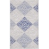 image:imageNourison Home Whimsicle Tribal Grey Blue 3 x 5 Area Rug Easy Cleaning Non Shedding Bed Room Living Room Dining Room Kitchen 3x5GreyBlue