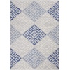 image:imageNourison Home Whimsicle Tribal Grey Blue 3 x 5 Area Rug Easy Cleaning Non Shedding Bed Room Living Room Dining Room Kitchen 3x5GreyBlue
