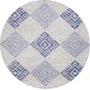 image:imageNourison Home Whimsicle Tribal Grey Blue 3 x 5 Area Rug Easy Cleaning Non Shedding Bed Room Living Room Dining Room Kitchen 3x5GreyBlue