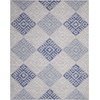 image:imageNourison Home Whimsicle Tribal Grey Blue 3 x 5 Area Rug Easy Cleaning Non Shedding Bed Room Living Room Dining Room Kitchen 3x5GreyBlue