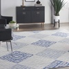 image:imageNourison Home Whimsicle Tribal Grey Blue 3 x 5 Area Rug Easy Cleaning Non Shedding Bed Room Living Room Dining Room Kitchen 3x5GreyBlue