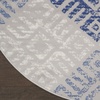 image:imageNourison Home Whimsicle Tribal Grey Blue 3 x 5 Area Rug Easy Cleaning Non Shedding Bed Room Living Room Dining Room Kitchen 3x5GreyBlue