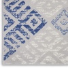 image:imageNourison Home Whimsicle Tribal Grey Blue 3 x 5 Area Rug Easy Cleaning Non Shedding Bed Room Living Room Dining Room Kitchen 3x5GreyBlue