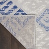 image:imageNourison Home Whimsicle Tribal Grey Blue 3 x 5 Area Rug Easy Cleaning Non Shedding Bed Room Living Room Dining Room Kitchen 3x5GreyBlue