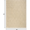 image:imageNourison Home Wool Haven Sage 53 x 73 Area Rug  Easy Clean Non Shedding Bed Room Living Room Dining Room Kitchen 5 x 7Beige