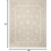 image:imageNourison Home Zephyr Traditional Light Taupe 76 x 96 Area Rug Easy Cleaning Non Shedding Bed Room Living Room Dining Room Kitchen 8x10Silver