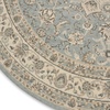 image:imageNourison Living Treasures Persian GreyIvory 510 x ROUND Area Rug Easy Cleaning Non Shedding Bed Room Living Room Dining Room Kitchen 6 RoundAquaIvory