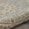 image:imageNourison Living Treasures Persian GreyIvory 510 x ROUND Area Rug Easy Cleaning Non Shedding Bed Room Living Room Dining Room Kitchen 6 RoundAquaIvory