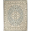 image:imageNourison Living Treasures Persian GreyIvory 510 x ROUND Area Rug Easy Cleaning Non Shedding Bed Room Living Room Dining Room Kitchen 6 RoundAquaIvory