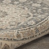 image:imageNourison Living Treasures Persian GreyIvory 510 x ROUND Area Rug Easy Cleaning Non Shedding Bed Room Living Room Dining Room Kitchen 6 RoundGreyIvory