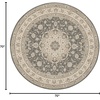 image:imageNourison Living Treasures Persian GreyIvory 510 x ROUND Area Rug Easy Cleaning Non Shedding Bed Room Living Room Dining Room Kitchen 6 RoundGreyIvory