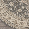 image:imageNourison Living Treasures Persian GreyIvory 510 x ROUND Area Rug Easy Cleaning Non Shedding Bed Room Living Room Dining Room Kitchen 6 RoundGreyIvory