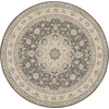 image:imageNourison Living Treasures Persian GreyIvory 510 x ROUND Area Rug Easy Cleaning Non Shedding Bed Room Living Room Dining Room Kitchen 6 RoundGreyIvory