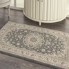 image:imageNourison Living Treasures Persian GreyIvory 510 x ROUND Area Rug Easy Cleaning Non Shedding Bed Room Living Room Dining Room Kitchen 6 RoundGreyIvory