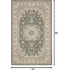 image:imageNourison Living Treasures Persian GreyIvory 510 x ROUND Area Rug Easy Cleaning Non Shedding Bed Room Living Room Dining Room Kitchen 6 RoundGreyIvory