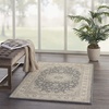 image:imageNourison Living Treasures Persian GreyIvory 510 x ROUND Area Rug Easy Cleaning Non Shedding Bed Room Living Room Dining Room Kitchen 6 RoundGreyIvory