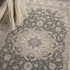 image:imageNourison Living Treasures Persian GreyIvory 510 x ROUND Area Rug Easy Cleaning Non Shedding Bed Room Living Room Dining Room Kitchen 6 RoundGreyIvory