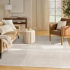 image:imageNourison Nordic Ivory 8 x 10 Scandinavian Area Rug  Easy Clean Non Shedding Bed Room Living Room Dining Room Kitchen 8 x 10Ivory