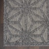 image:imageNourison Palamos IndoorOutdoor Dark Grey 810 x 1110 Area Rug Easy Cleaning Non Shedding Bed Room Living Room Dining Room Backyard Deck Patio 9x12Dark Grey