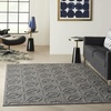 image:imageNourison Palamos IndoorOutdoor Dark Grey 810 x 1110 Area Rug Easy Cleaning Non Shedding Bed Room Living Room Dining Room Backyard Deck Patio 9x12Dark Grey