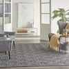 image:imageNourison Palamos IndoorOutdoor Dark Grey 810 x 1110 Area Rug Easy Cleaning Non Shedding Bed Room Living Room Dining Room Backyard Deck Patio 9x12Dark Grey
