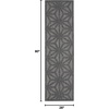 image:imageNourison Palamos IndoorOutdoor Dark Grey 810 x 1110 Area Rug Easy Cleaning Non Shedding Bed Room Living Room Dining Room Backyard Deck Patio 9x12Dark Grey