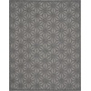 image:imageNourison Palamos IndoorOutdoor Dark Grey 810 x 1110 Area Rug Easy Cleaning Non Shedding Bed Room Living Room Dining Room Backyard Deck Patio 9x12Dark Grey