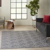 image:imageNourison Palamos IndoorOutdoor Dark Grey 810 x 1110 Area Rug Easy Cleaning Non Shedding Bed Room Living Room Dining Room Backyard Deck Patio 9x12Dark Grey