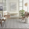 image:imageNourison Palamos IndoorOutdoor Dark Grey 810 x 1110 Area Rug Easy Cleaning Non Shedding Bed Room Living Room Dining Room Backyard Deck Patio 9x12Light Grey
