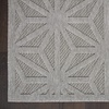 image:imageNourison Palamos IndoorOutdoor Dark Grey 810 x 1110 Area Rug Easy Cleaning Non Shedding Bed Room Living Room Dining Room Backyard Deck Patio 9x12Lt Grey