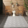 image:imageNourison Palamos IndoorOutdoor Dark Grey 810 x 1110 Area Rug Easy Cleaning Non Shedding Bed Room Living Room Dining Room Backyard Deck Patio 9x12Lt Grey
