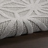 image:imageNourison Palamos IndoorOutdoor Dark Grey 810 x 1110 Area Rug Easy Cleaning Non Shedding Bed Room Living Room Dining Room Backyard Deck Patio 9x12Lt Grey