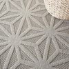 image:imageNourison Palamos IndoorOutdoor Dark Grey 810 x 1110 Area Rug Easy Cleaning Non Shedding Bed Room Living Room Dining Room Backyard Deck Patio 9x12Lt Grey