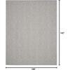 image:imageNourison Palamos IndoorOutdoor Dark Grey 810 x 1110 Area Rug Easy Cleaning Non Shedding Bed Room Living Room Dining Room Backyard Deck Patio 9x12Lt Grey